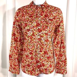 Talbots Pretty Floral Shirt, Size 6P